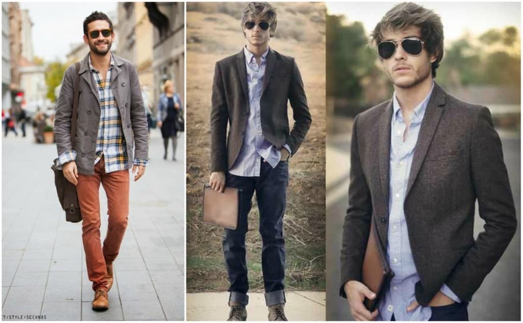 Blazer and Shirt Combination