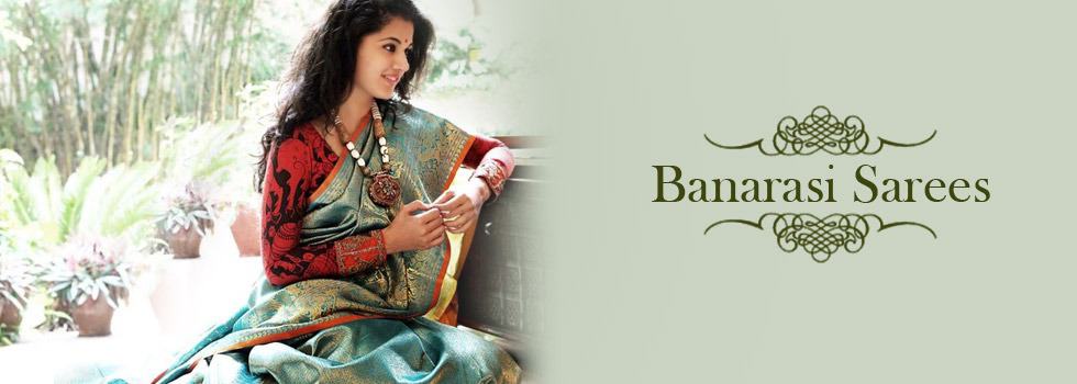 Banarasi Sarees, Dhara Online Store, Silk Sarees