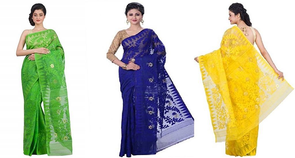 Purchase Sarees Online, JAMDANI COTTON SAREES, 